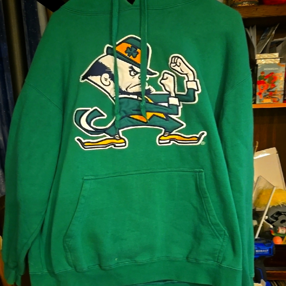 Vibrant Green Graphic Sweatshirt with Hood